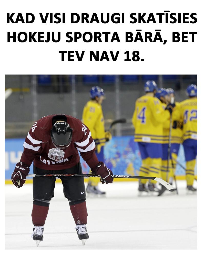 Autors: Dzerbudists 24 episkas memes par hokejistiem un parasto dzīvi