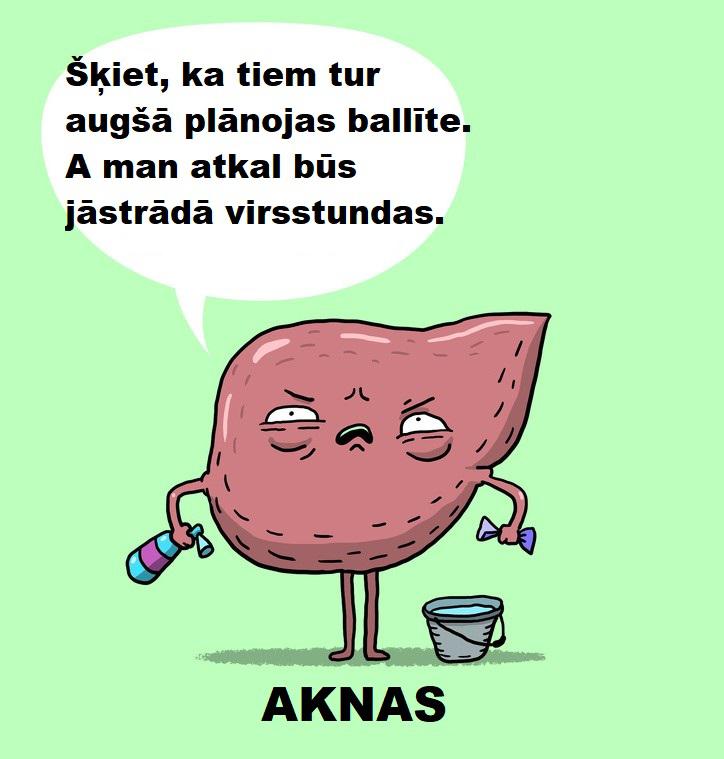 Autors: The Diāna Smieklīgi komiksiņi par to, kādu dzīvi dzīvo mūsu iekšējie orgāni