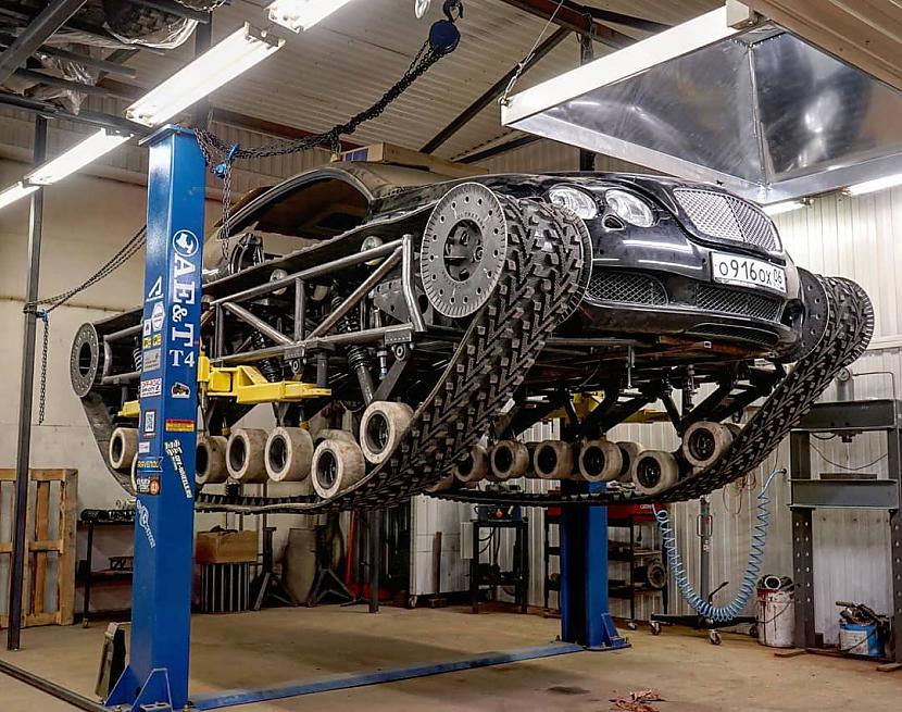 Autors: Lestets Tas izskatās neiespējami - Bentley "ultratanks"