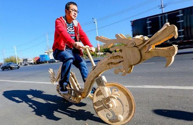 Autors: pyrathe Velosipēds no saldējuma kociņiem