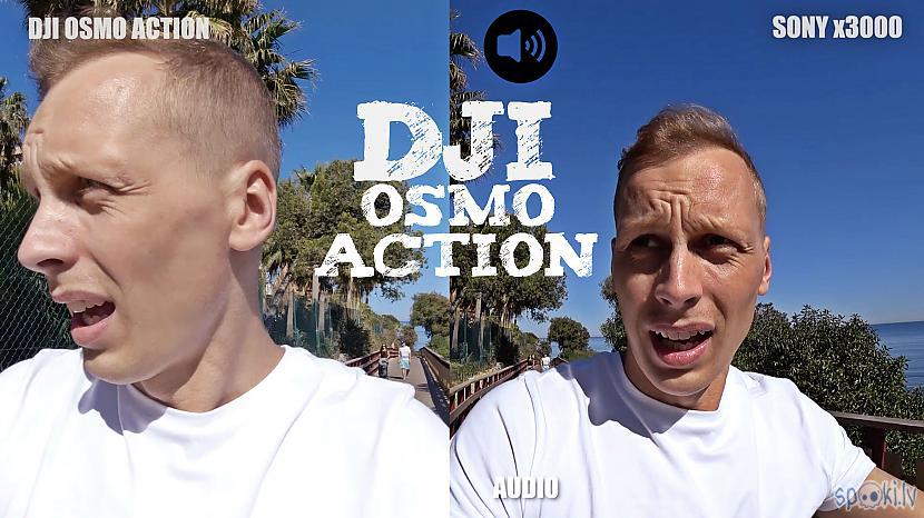 Autors: Nukapa DJI Osmo Action kameras apskats | Salīdzinam ar SONY x3000