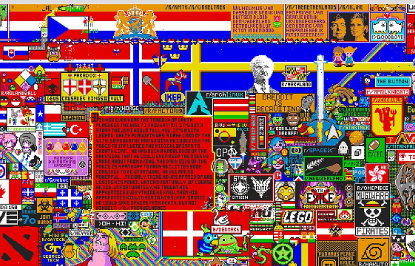 Katram lietotājam tika dota... Autors: Kommie Apbrīnojamais r/place