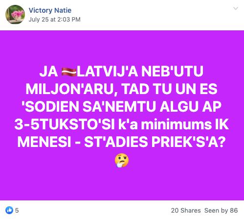 Labprāt uzzinātu vai scaronī... Autors: Dzerbudists Aktualitātes politikā jebšu kartupeļu lietus