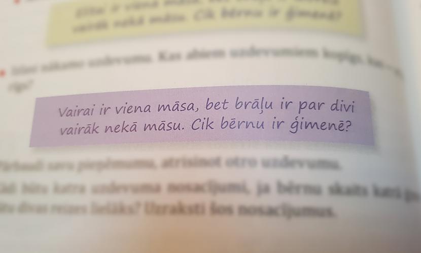 Cik bērnu ir ģimenē Par... Autors: Dzerbudists Nepareizas atbildes uz matemātikas uzdevumiem
