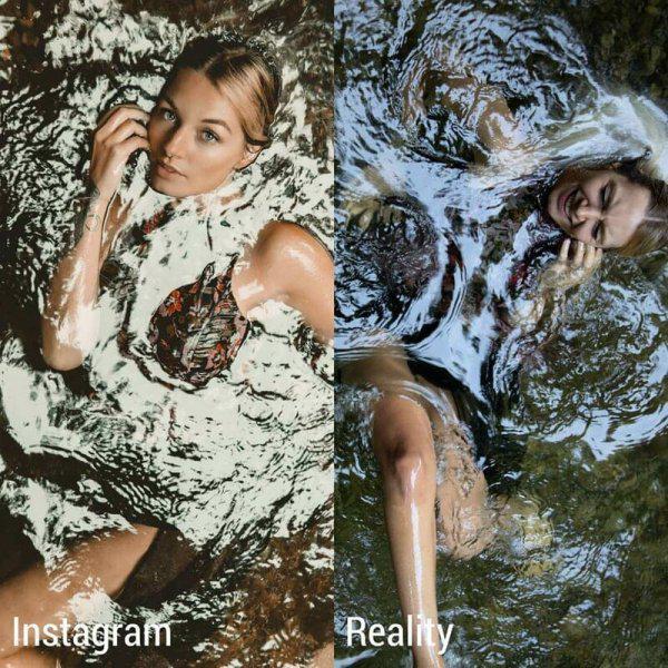 Autors: es tēvocis Divu paralēlu realitāšu kontrastu Instagram parāda meitene no Šveices