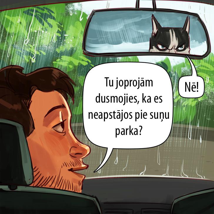 Autors: matilde Kā būtu, ja mājdzīvnieki spētu runāt ar cilvēkiem (11 komiksi)