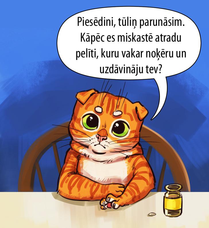 Autors: matilde Kā būtu, ja mājdzīvnieki spētu runāt ar cilvēkiem (11 komiksi)