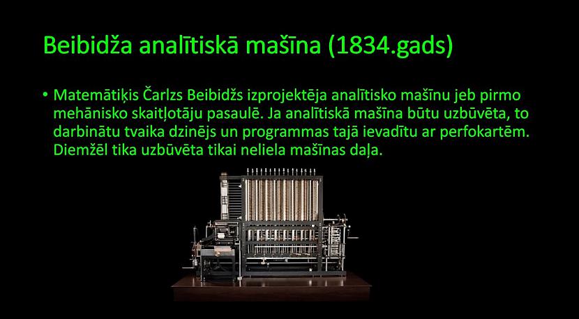 Beibidža analītiskā mašīna... Autors: Jaunāspocīte Datora attīstības ceļš. Kā radās dators.