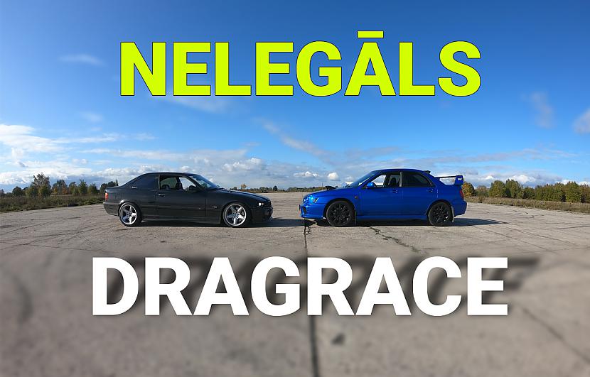 Nelegāls dragrace Rumbulā!