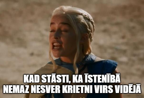 Autors: Gotfridis "Game of Thrones" memītes, "krietni virs vidējā" kvalitātē