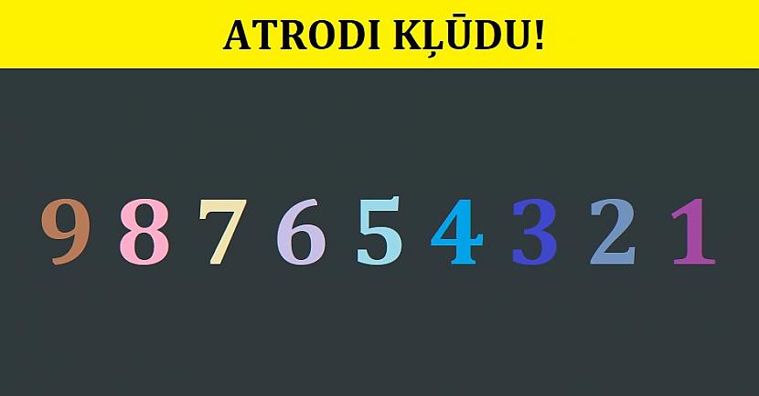 nbspAtrodi kļūdunbsp Autors: Lestets 7 mīklas no bērnības, lai pārbaudītu tavu loģisko domāšanu