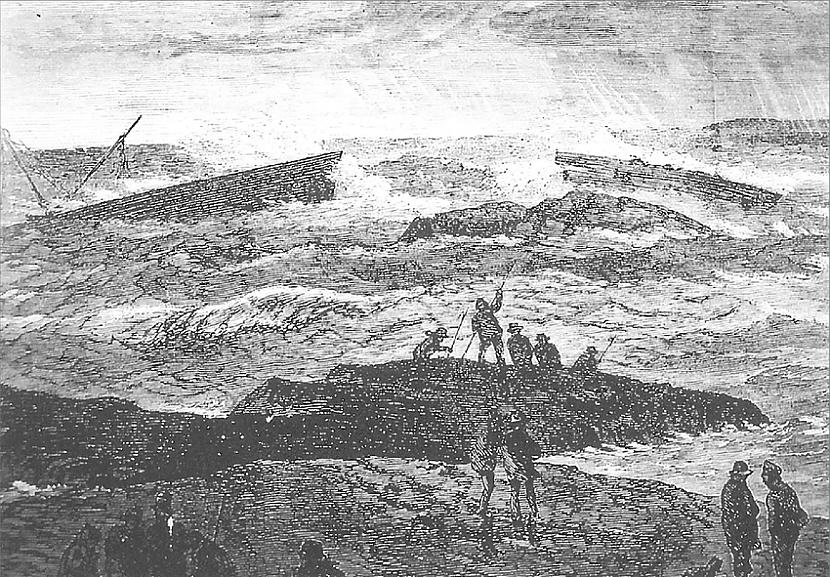 Jau tuvāk rītausmai beidzot... Autors: Bezjēdzīgais Kuģa «Thomas W. Lawson» šausmīgā traģēdija