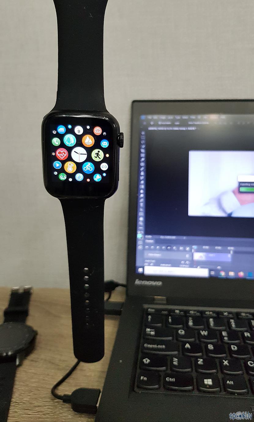 Galvenās izvēlnes vizuālais... Autors: RULY Apple watch kopija no aliexpress, unboxing un videoapskats