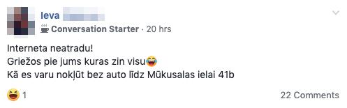 Sveika Ieva Bez auto uz... Autors: Dzerbudists Loģiskas atbildes uz Facebook “Atsaucīgo māmiņu foruma” jautājumiem V