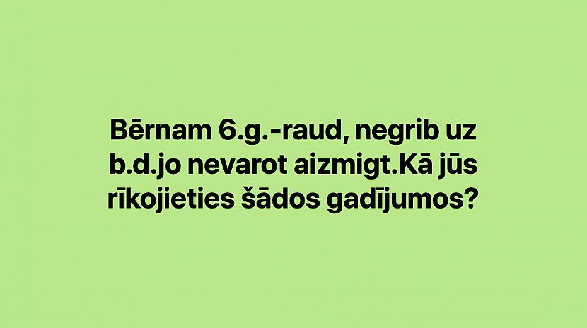 Loģiskas atbildes uz Facebook “Atsaucīgo māmiņu foruma” jautājumiem V