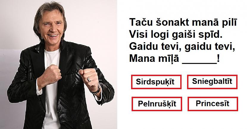 Tests: Pārbaudi, cik labi pārzini Viktora Lapčenoka dziesmu vārdus