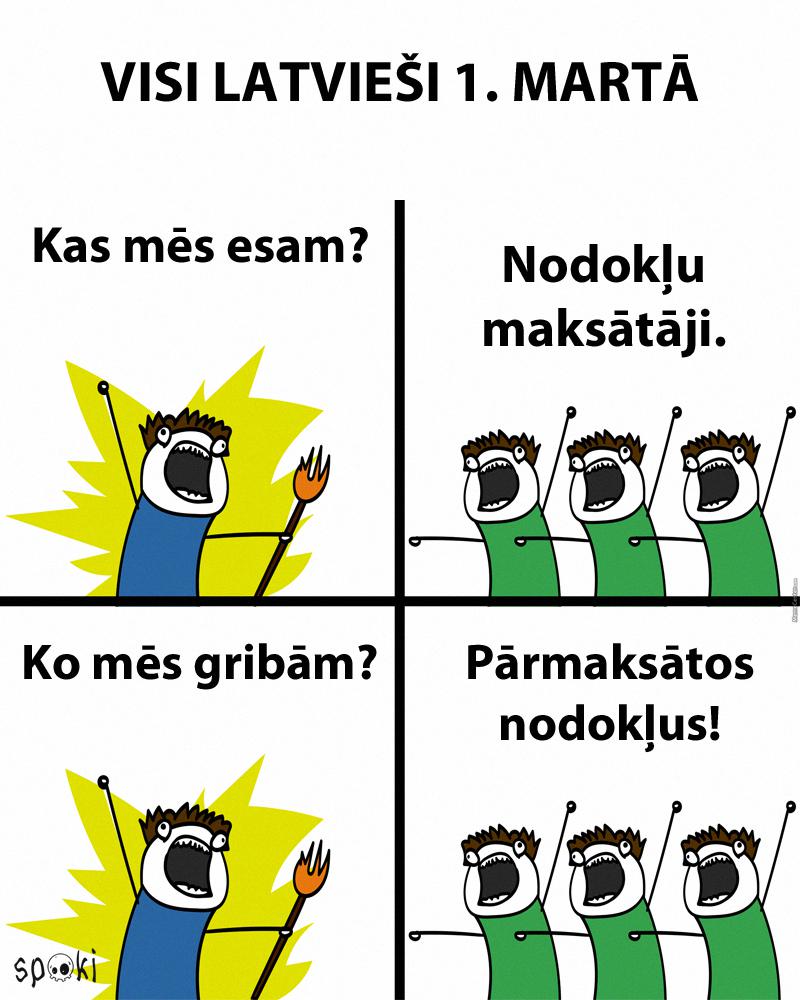 Autors: matilde 15 memītes par tiem cilvēkiem, kuri 1. martu gaida kā savu dzimšanas dienu