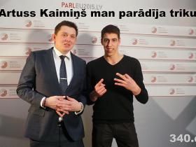 Artuss Kaimiņš man parādīja triku