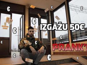 Izgāžu 50€ | PRANK's | Ielika naudu Rimi maisiņā