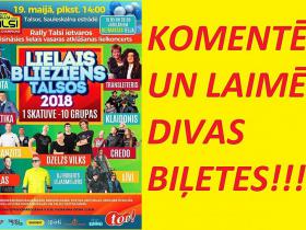BEIDZIES - Komentē un saņem balvā divas biļetes uz LIELO BLIEZIENU TALSOS 2018.