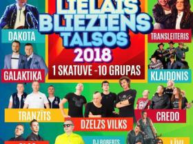 LIELAIS BLIEZIENS TALSOS 2018