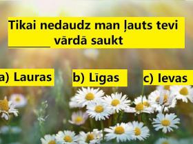 TESTS: Vai Tu pārzini Līgo dziesmas?!