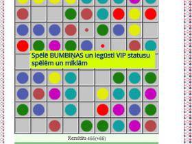 Spēlē bumbiņas, noskrīno savu rezultātu un iegūsti VIP statusu spēlēs!