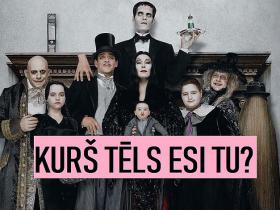 Izpildi testu un uzzini, kurš no Adamsu ģimenes varoņiem tu esi!