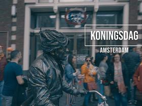 Karaļa diena Amsterdamā.