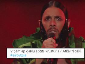 Labākie «dīvāna ekspertu» tvīti par pirmo Eirovīzijas pusfinālu