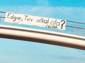 Negaidīts pārsteigums uz Siguldas šosejas kādam Edgaram