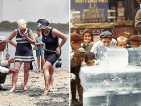 19 iekrāsotas fotogrāfijas, kas parāda dzīvi pirms 100 gadiem