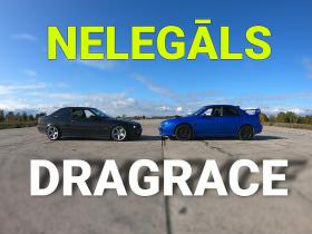 Nelegāls dragrace Rumbulā!
