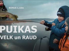 Puikas velk līdakas - pike fishing, bonuss 1,10m gara līdaka / dabas bērns